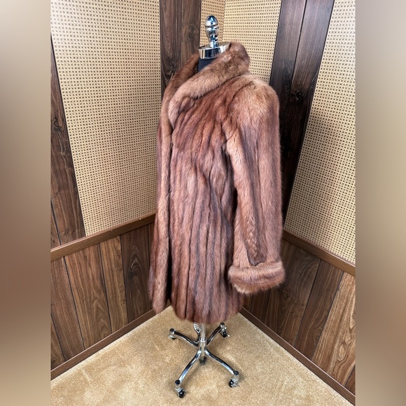 Vintage Russian Sable Fur Coat Jacket Stroller Size Small - Picture 4 of 10